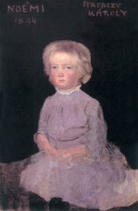 Noemí de niña de Károly Ferenczy